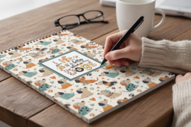 Life Is Better With Dogs A5 Notebook