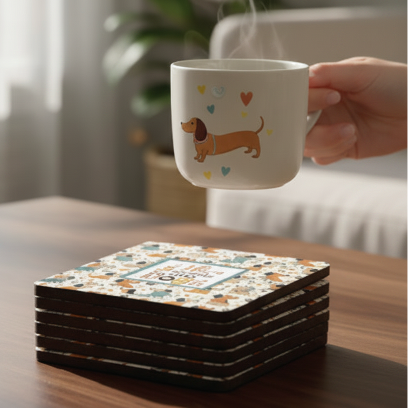 Life Is Better With Dogs Coaster