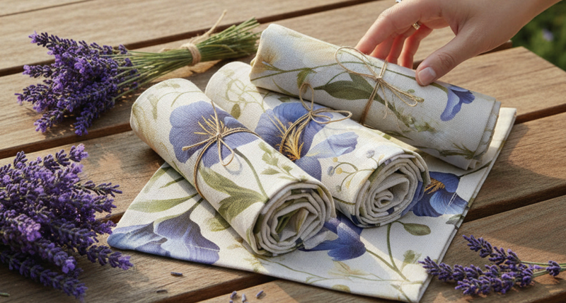 If You Truly Love Nature You Will Find Beauty Everywhere Set Of 6 Table Napkins