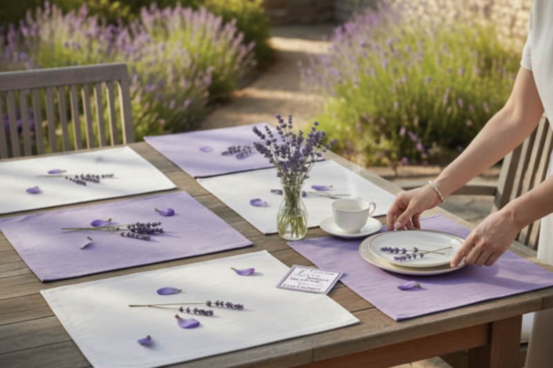If You Truly Love Nature You Will Find Beauty Everywhere Set Of 6 Linen Placemats