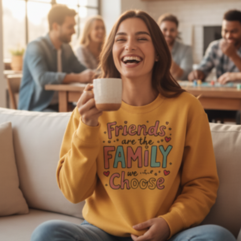 Friends Are The Family You Choose Sweatshirt
