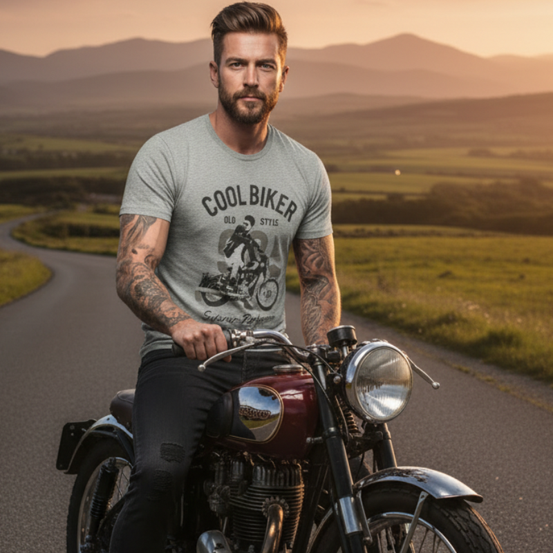 Cool Biker T-Shirt