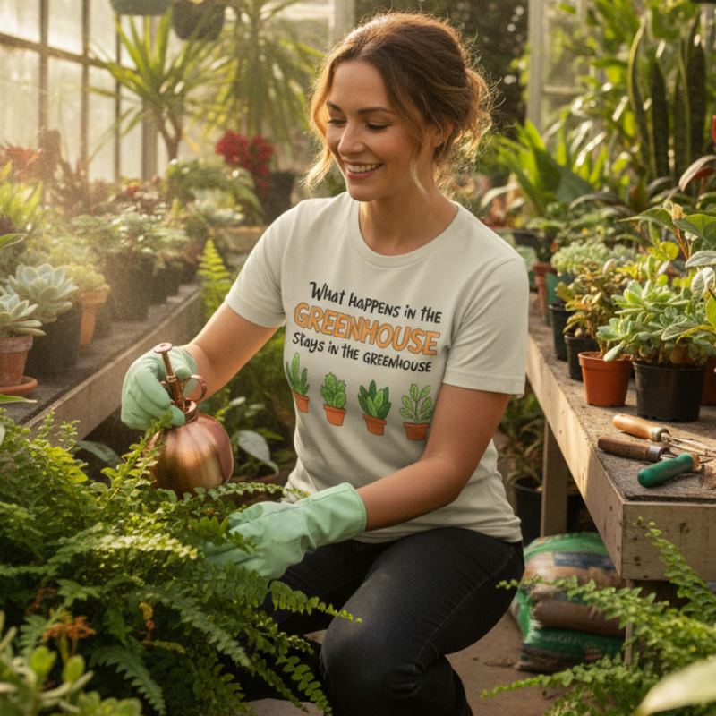 What Happens In The Greenhouse Stays In The Greenhouse T-Shirt