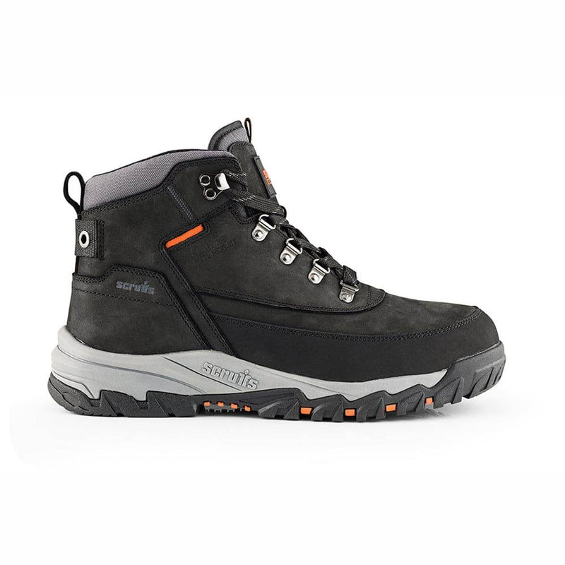 Scruffs Scarfell Black Leather Safety Work Boot S1P SRA