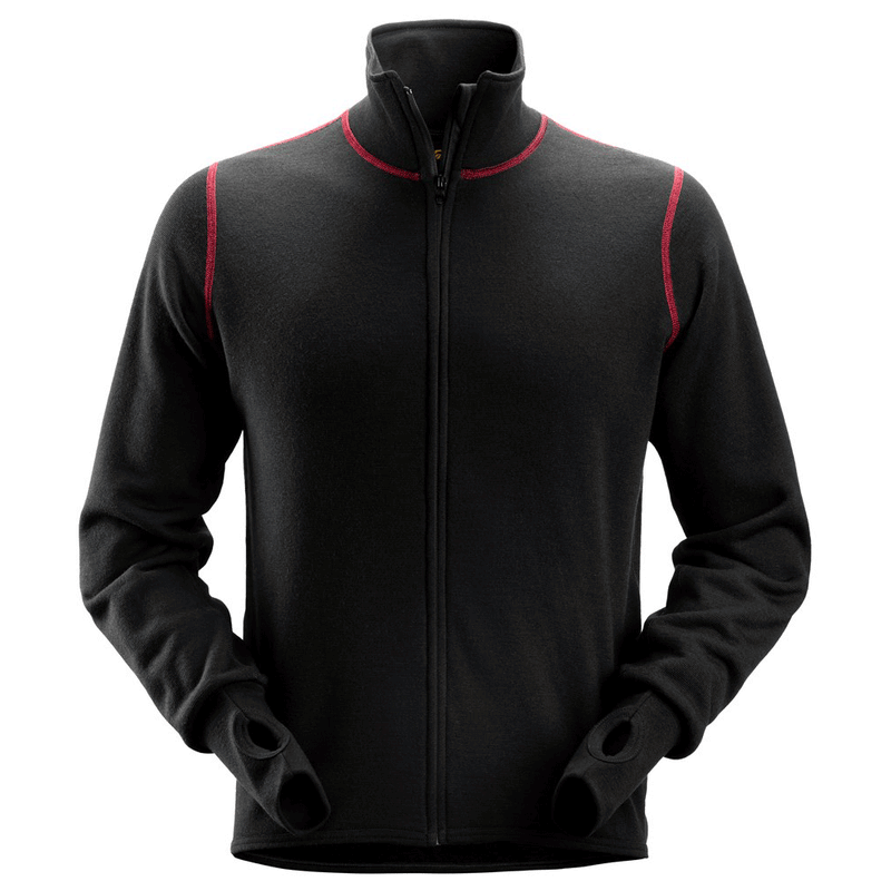 Snickers 1563 ProtecWork,Flame Retardant Arc Protection Wool Terry Jacket