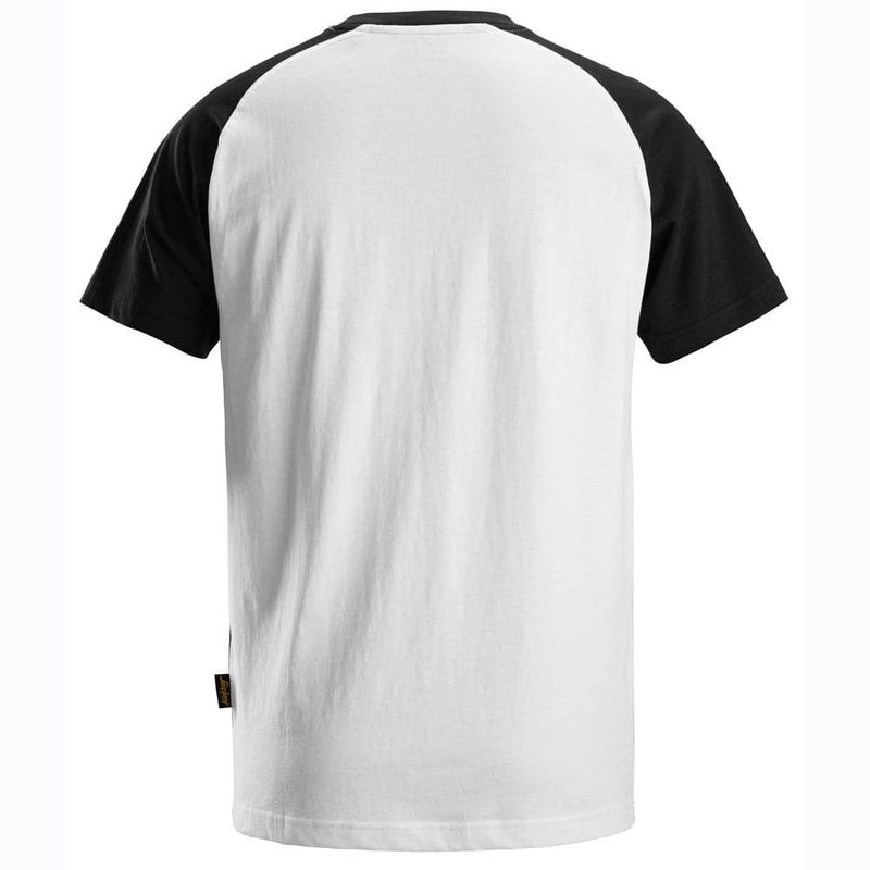 Snickers 2550 Two-Coloured Short Sleeve Cotton T-Shirt