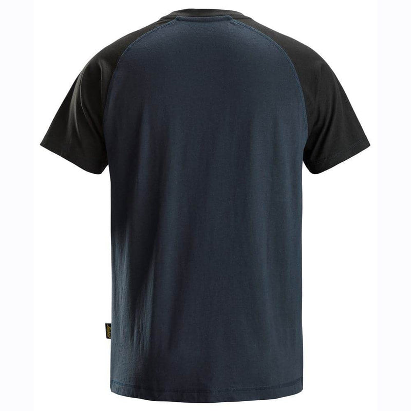 Snickers 2550 Two-Coloured Short Sleeve Cotton T-Shirt