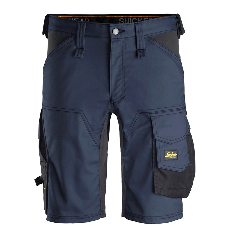 Snickers 6143 AllroundWork Stretch Shorts Navy Blue 41" Waist - Snickers Size 58