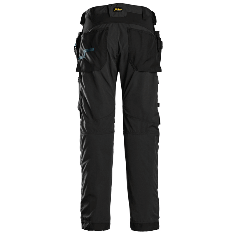 Snickers 6210 LiteWork, 37.5® Holster Pocket Work Trousers Black 41" Waist, 32" Leg - Snickers Size 58