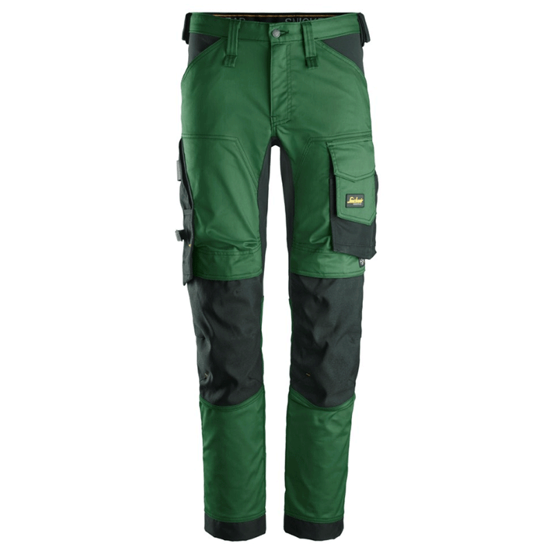 Snickers 6341 AllroundWork Stretch Kneepad Trousers Forest Green 41" Waist, 32" Leg - Snickers Size 58