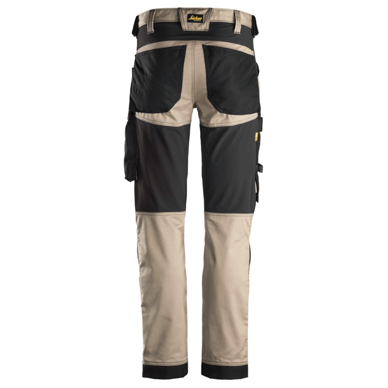 Snickers 6341 AllroundWork Stretch Kneepad Trousers Khaki 33" Waist, 35" Leg -  Snickers Size 148