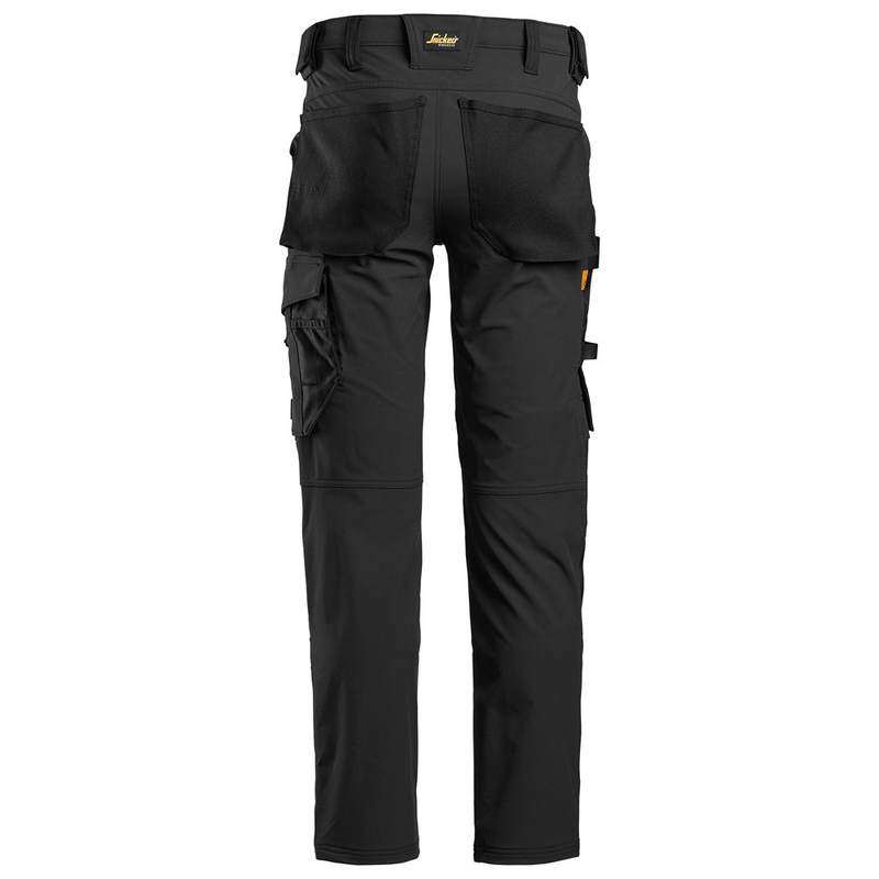 Snickers 6371 AllroundWork, Full Stretch Kneepad Trouser Black 33" Waist 32" Leg