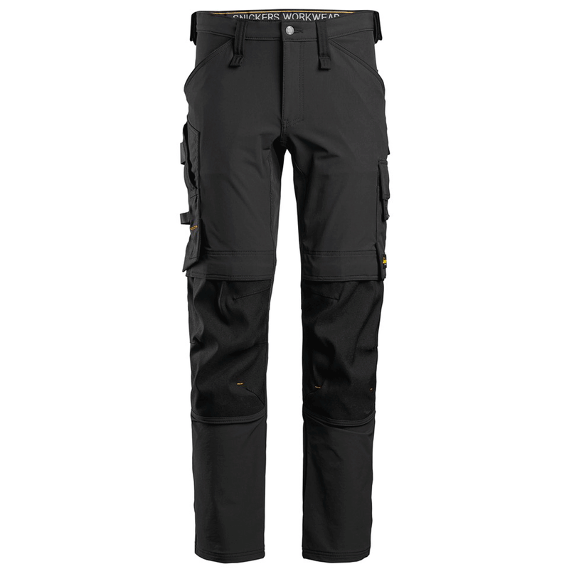 Snickers 6371 AllroundWork, Full Stretch Kneepad Trouser Black