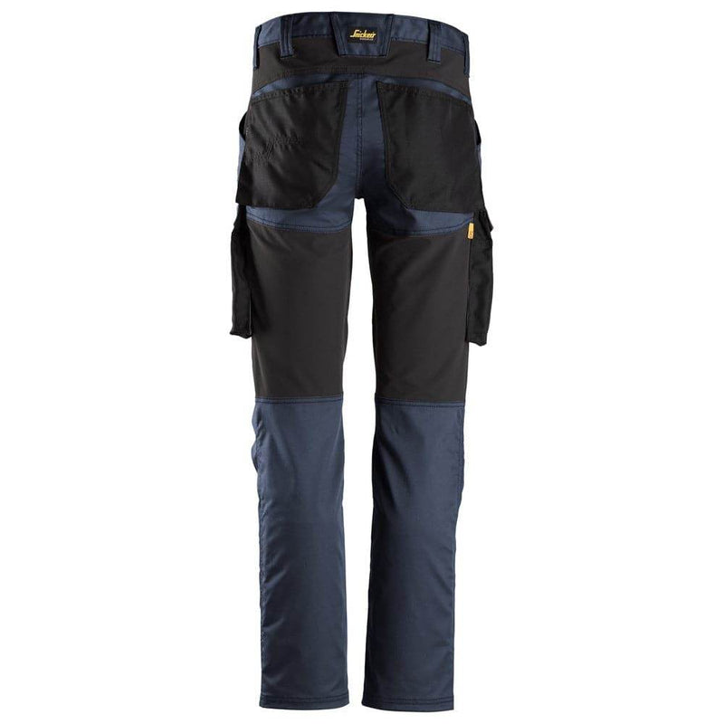 Snickers 6803 AllroundWork, Stretch Trousers without Knee Pockets Navy