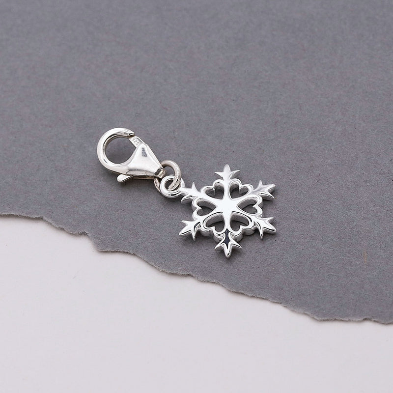 Snowflake Silver Charm