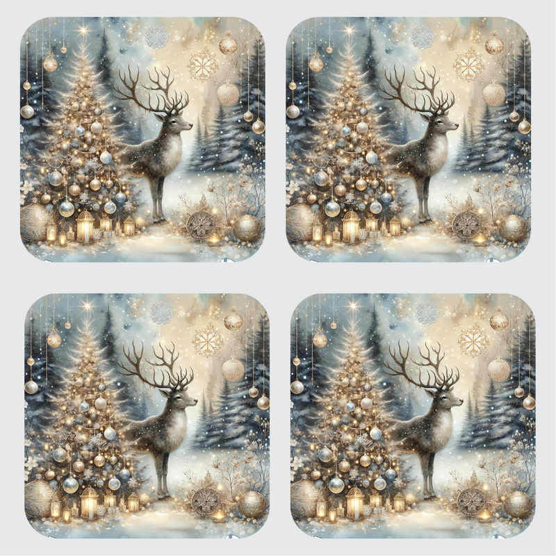 Blue Stag Traditional Coaster Set of 4