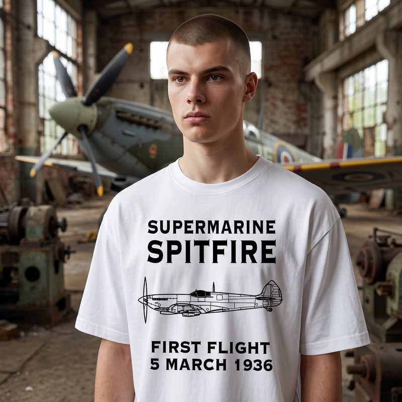 Supermarine Spitfire First Flight T-Shirt