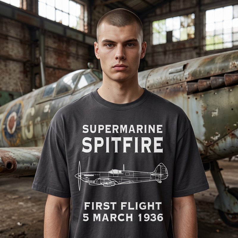 Supermarine Spitfire First Flight T-Shirt