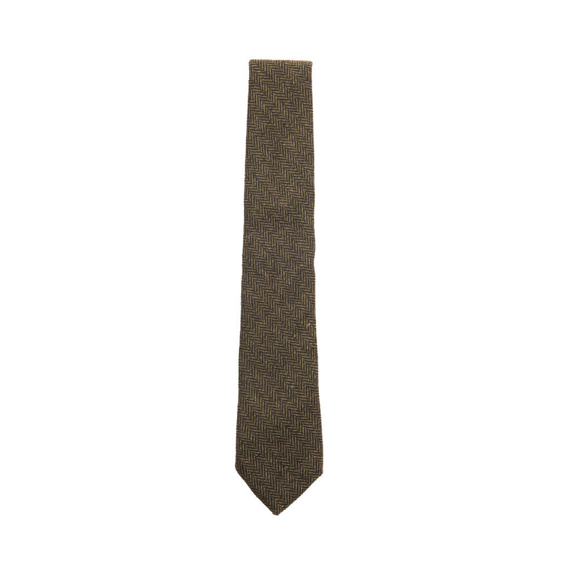 Box Check Tweed Tie