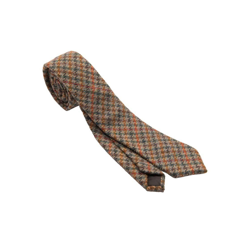 Box Check Tweed Tie
