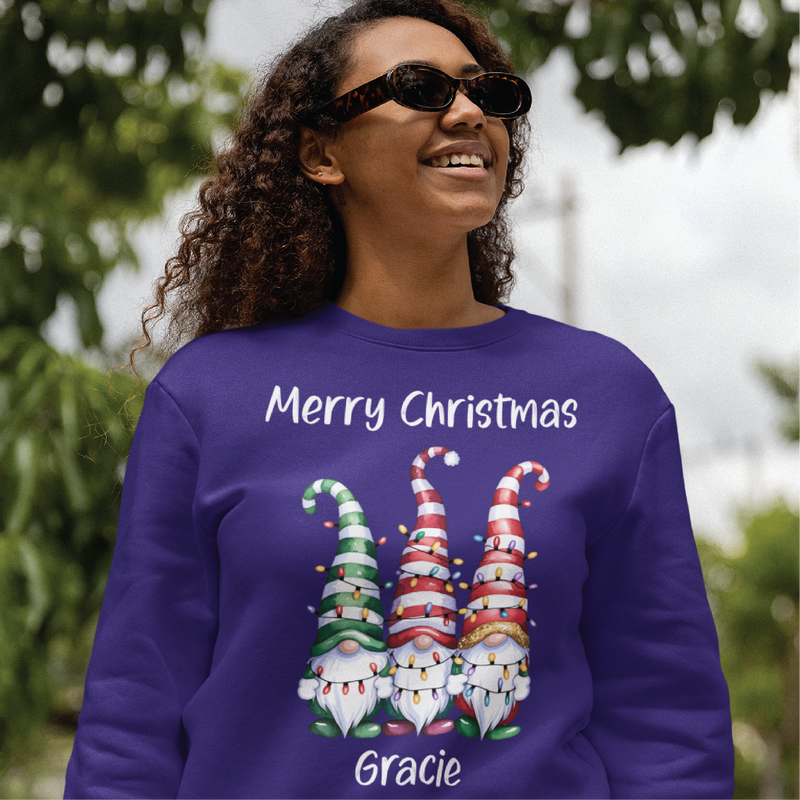 Three Wise Christmas Gnome Sweatshirt