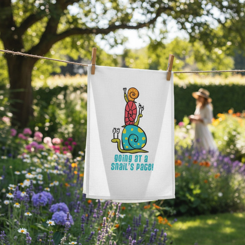 Going at a snails pace T-Towel