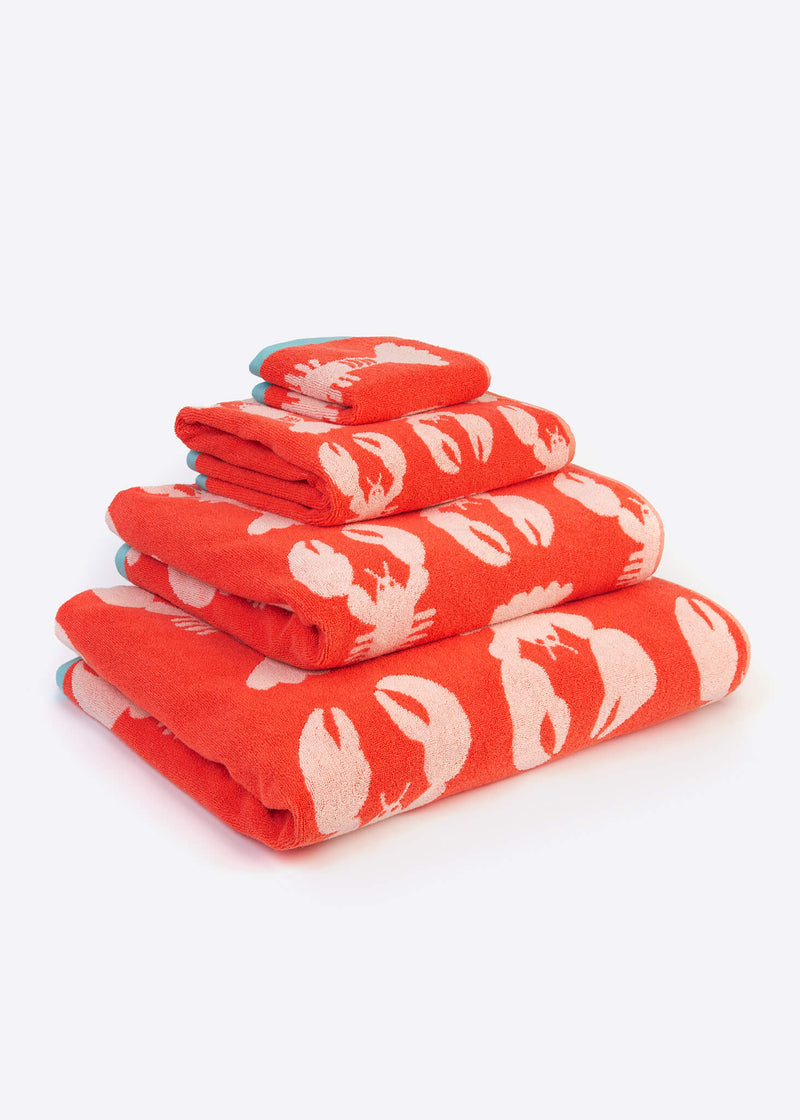 Lobsters Organic Cotton Towels