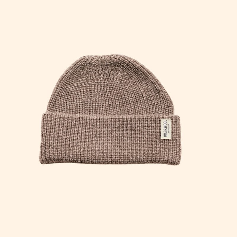 Oatmeal British Wool Beanie Hat