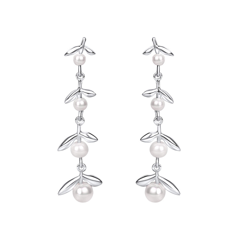 Laura Ashley Fashion Cottage Sprig Drop Earrings