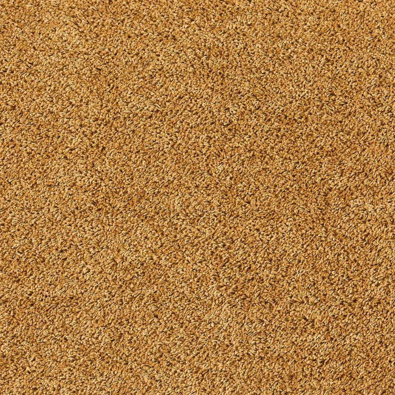 Washable Ochre Shaggy Rug