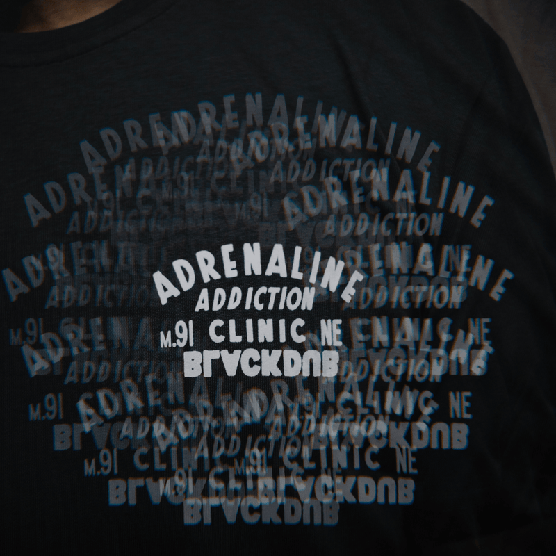Grey Adrenaline Addiction Tee