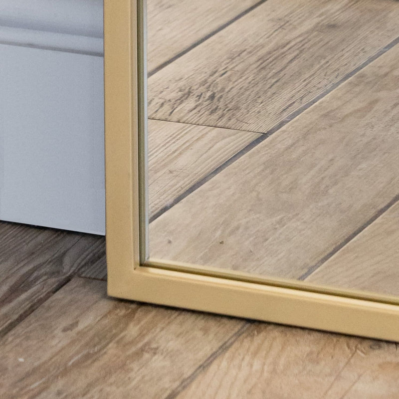 Akiko - Full Length Gold Arched Mirror - 150cm x 60cm