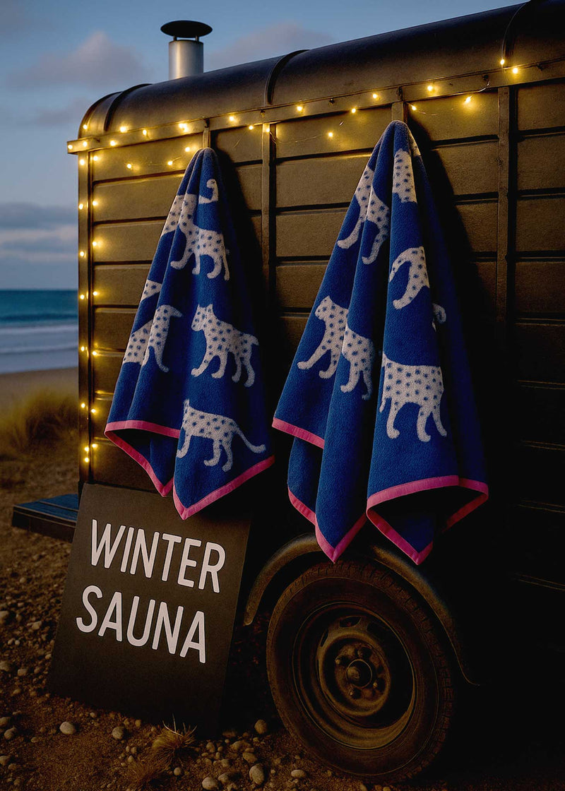 Snow Leopards Organic Cotton Towels