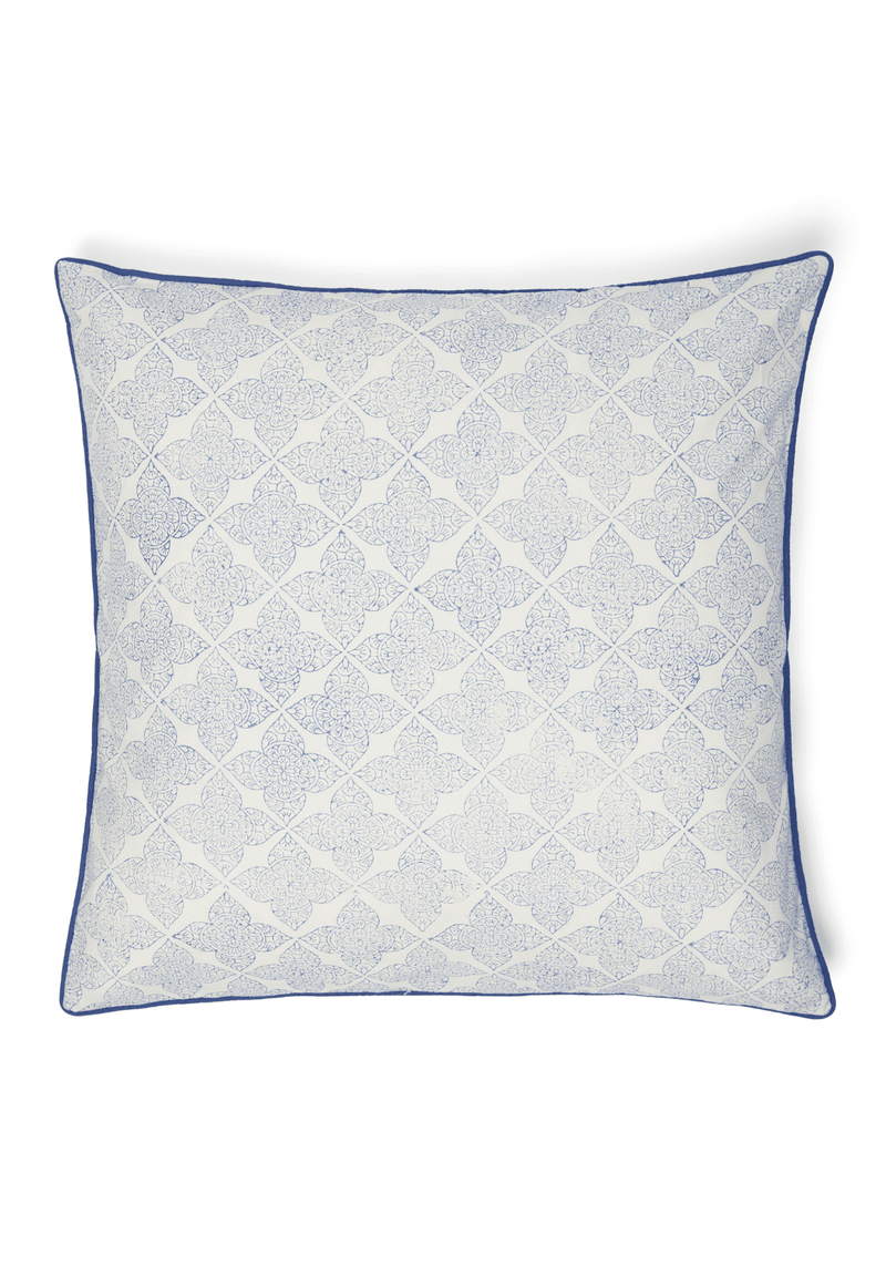 Antonia Sky Lattice Cushion Cover