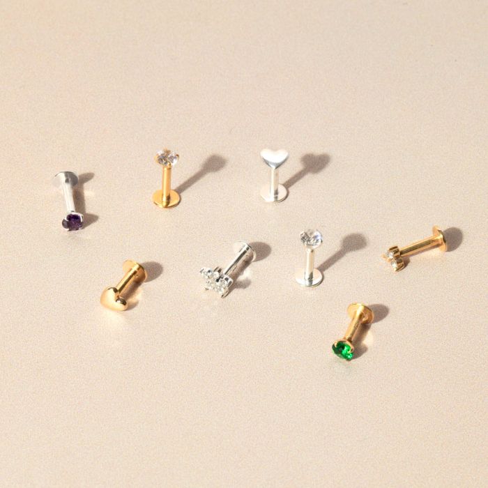 Beginnings Trilogy Labret Stud Earring