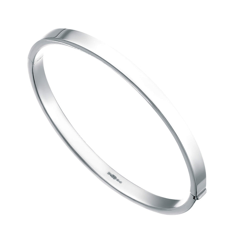 Beginnings Square Cut Hinged Bangle