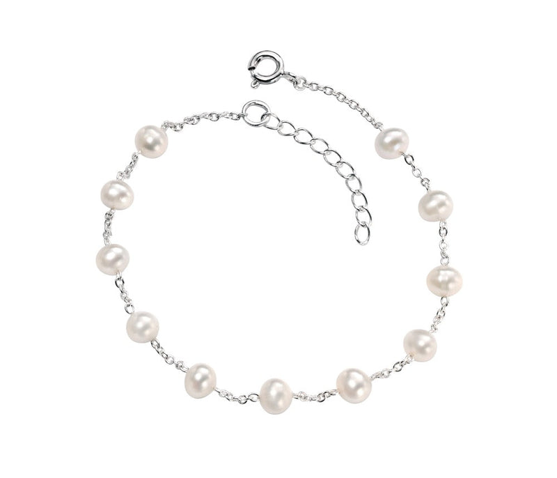 Beginnings White Fresh Water Pearl Bracelet