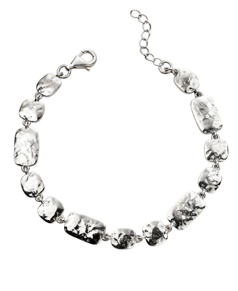 Beginnings Hammered Multi Link Bracelet