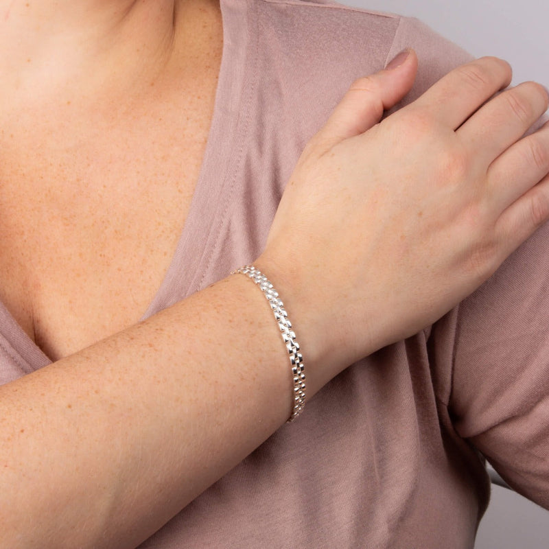 Beginnings Watch Strap Style Chain Bracelet