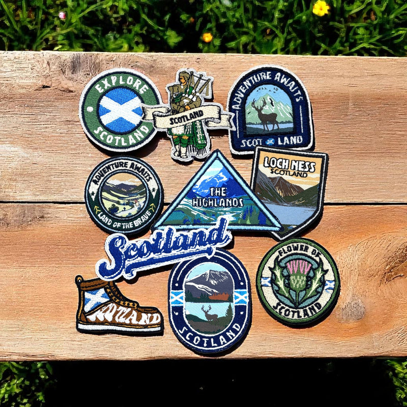 Scotland Travel Patches