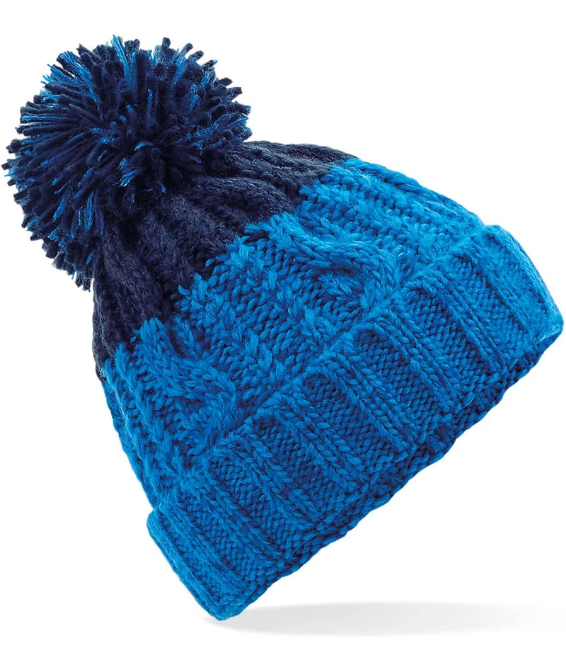 Blue and Navy Beanie
