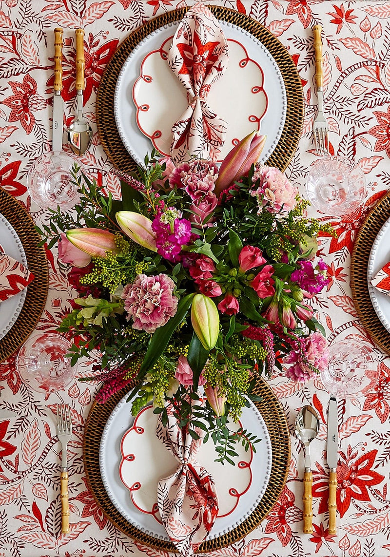 Bossa Nova Table Napkin Red - Set of 4