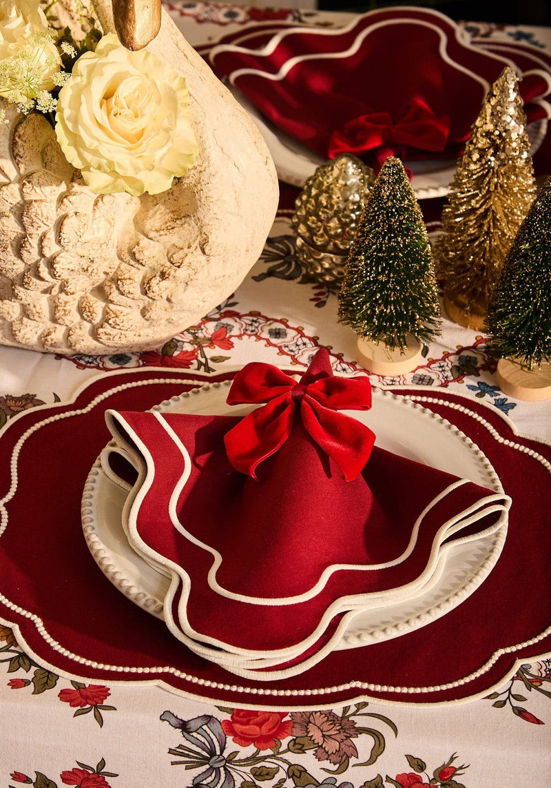Red Romance Velvet Bow Collection