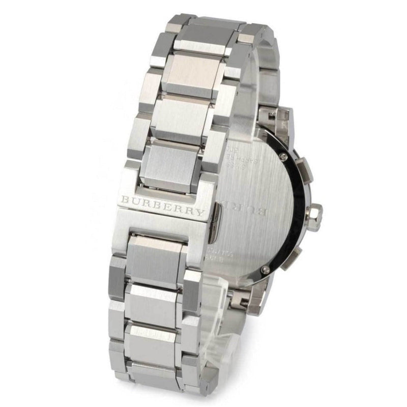Burberry BU9351 The City Men's Silver & Black Chronograph Watch
