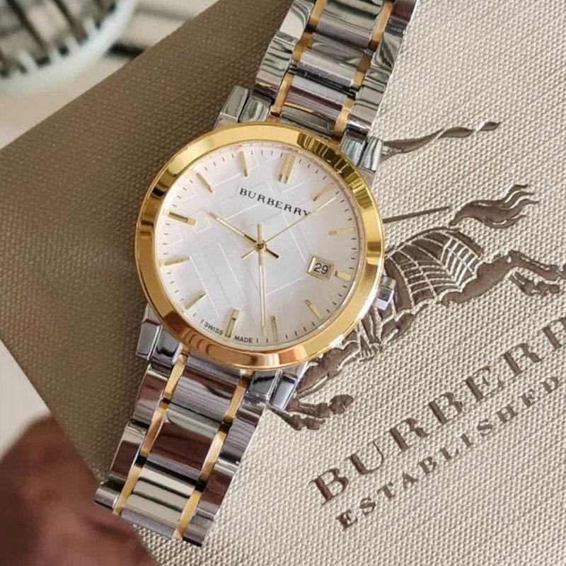 Burberry BU9115 The City Women's Two-Tone Watch