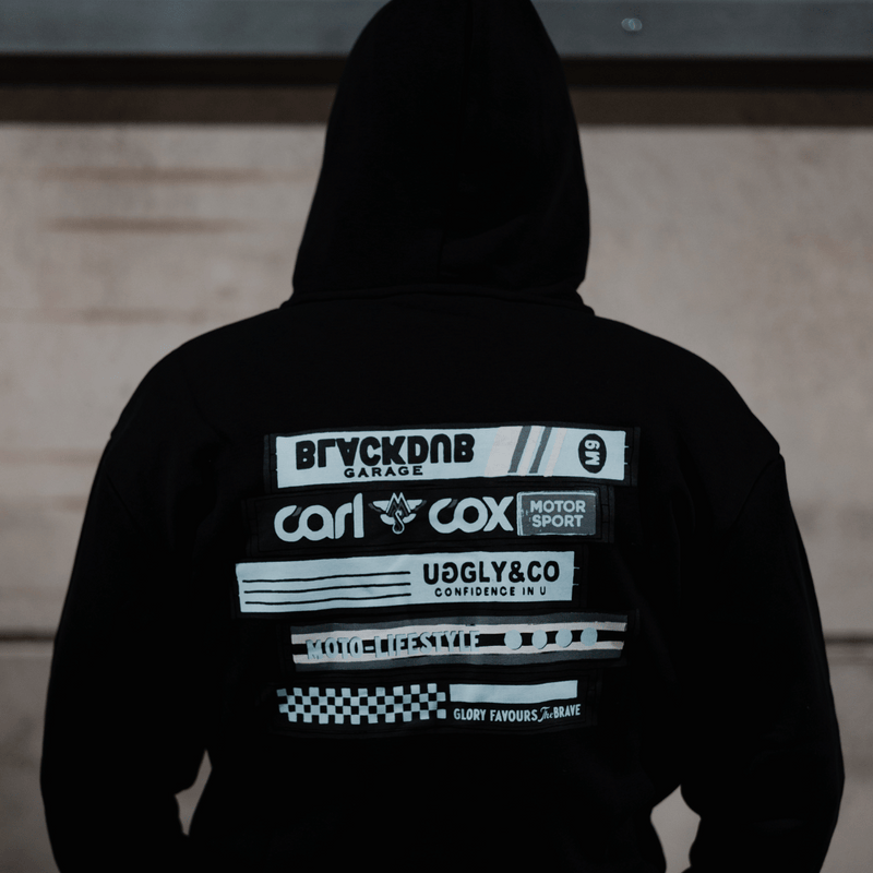 Tape Zip-Hoodie