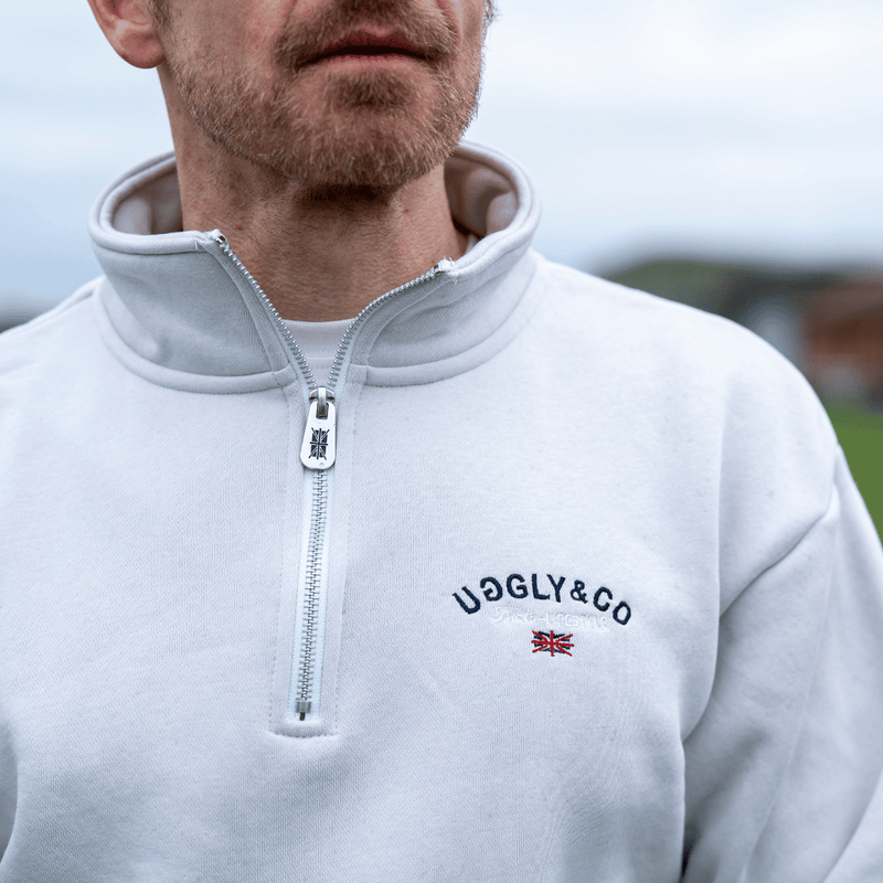 Stone Union Jack Quater-Zip