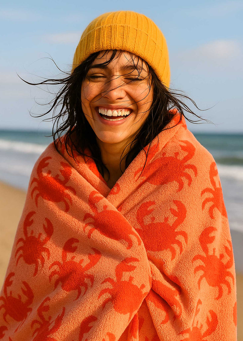 Crabs Organic Cotton Towels