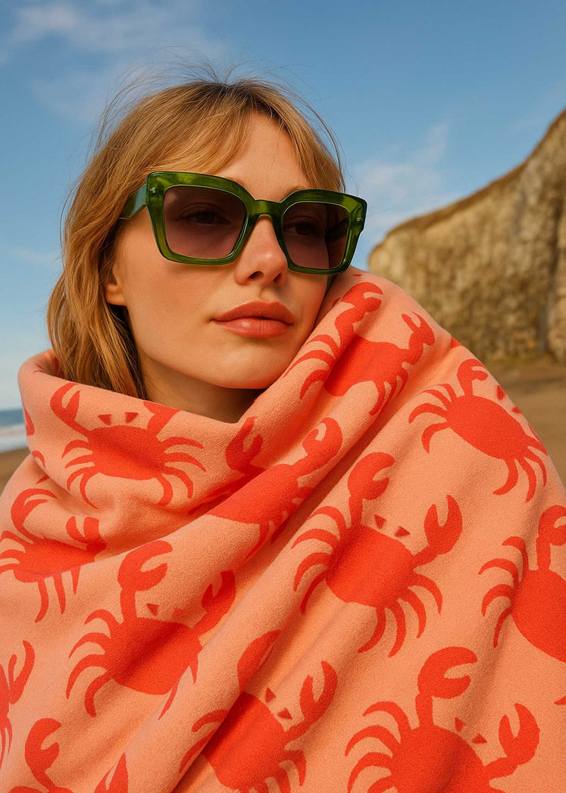 Crabs Organic Cotton Towels
