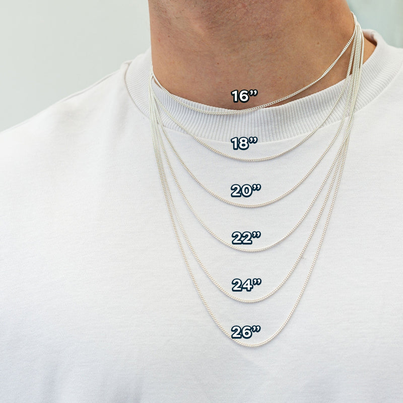 Travel Viking Rune Personalised Silver Necklace